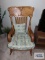 Vintage wood rocking chair