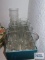 Nine Anchor Hocking etched glasses