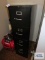 Hon four drawer metal filing cabinet