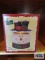 Rustic snowman jar candle holder