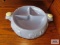 Children's divided warming plate.
