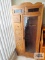 Antique oak sporting cabinet on first floor