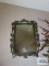 Metal frame wall mirror