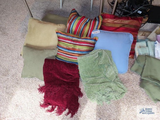 Decorator pillows and throws