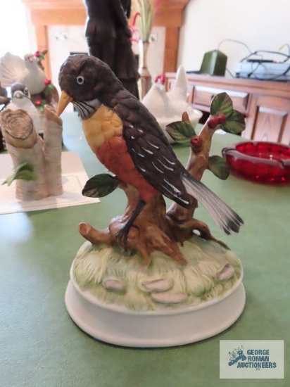 Gorham musical bird figurine