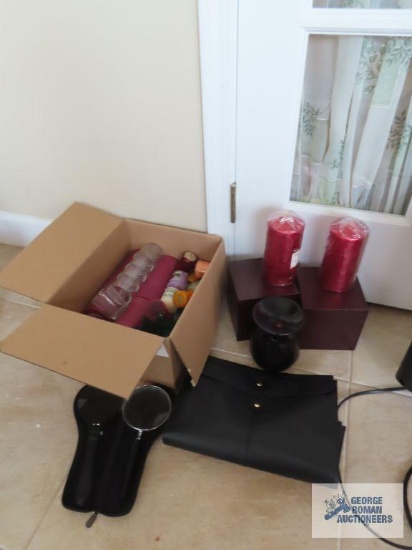 Candles and candle holders