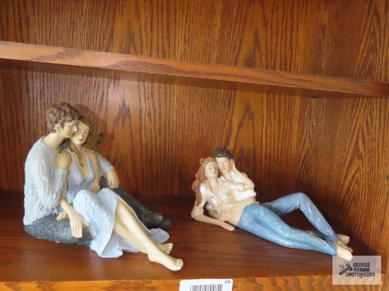 Two couple figurines. Made in China