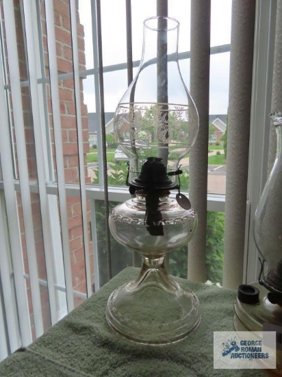 Antique oil lamp