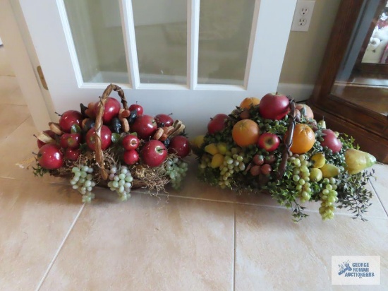 Artificial fruit baskets