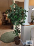Artificial tree approximately 6 ft tall