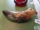 Replica 22nd Infantry Liberty or Death powder horn
