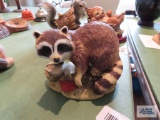 Lefton raccoon figurine