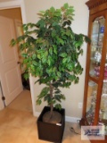 Artificial plant approximately 6 ft tall