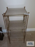 Metal three tier stand