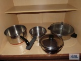 Revere Ware pan and other miscellaneous pans