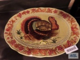 Ceramic Turkey platter.