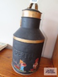 Imperial Clarksburg antique milk can