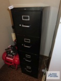 Hon four drawer metal filing cabinet