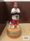 Emmett Kelly Jr. Collection, Coach music box, plays Take Me Out to the Ball Game, approximately 7