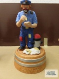 Emmett Kelly Jr. Collection, Policeman music box, approximately 6-1/2 inches tall