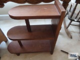 Mahogany homemade three-tier stand