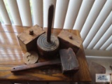 Antique wooden kitchen tools