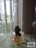 Antique Queen Anne number 2 oil lamp