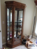 Lighted curio, first floor