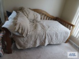 Twin size trundle bed on first floor