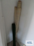 Two rolls of fabric