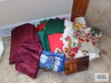 Assorted table linens