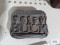 Buck Knives advertising belt buckle made exclusively for Buck Knives and Smoky Mountain Knife Works