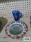 1964-19665 New York World's Fair plate and Shirley Temple creamer
