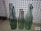 The Akron Brewing Co. bottle, Miller Becker Co. bottle and The Home Brewing Co. bottle