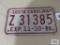 South Carolina motorcycle license plate