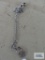 Silver colored star pendant, may be marked, on silver colored chain, marked 925.