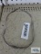 Silver colored wide herringbone chain, marked 925 Italy.