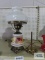 Hurricane lamp with extra base