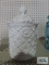 Milk glass canister