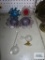 Glass candle holders and etc