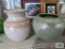 USA planter and Stacy Hope signed vase