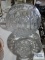 Small and large crystal vases