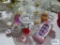 Large assortment of candles and candle holders