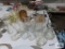 Variety of glass jars and Playboy advertising glass