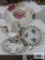 Hand painted plate marked 33/87 and other plates