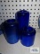 Cobalt blue candle holders