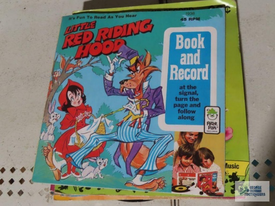 Variety of children's record books