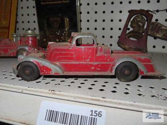 Antique Kiddy-toy Hubbly fire truck
