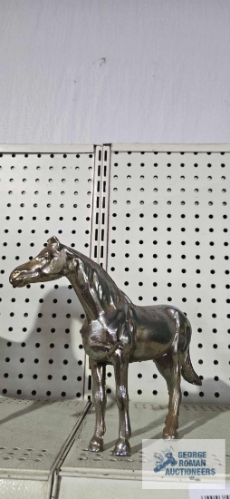 Metal horse figurine