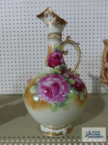 Vintage hand-painted pitcher